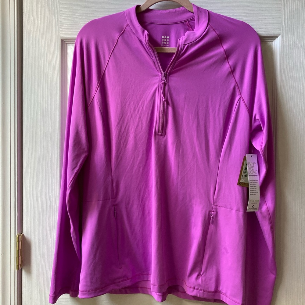 Title Nine NWT Sunbuster Quarter Zip Athletic Top